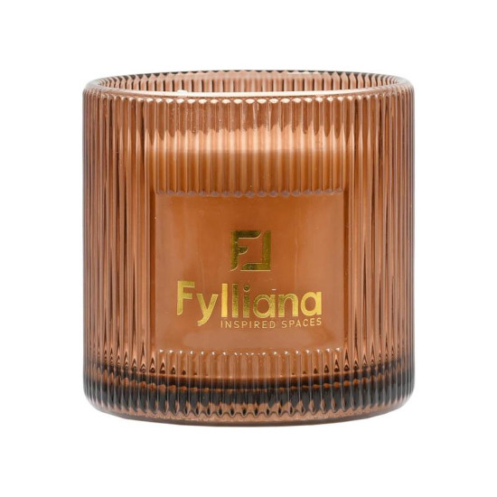 ΑΡΩΜΑΤΙΚΟ ΚΕΡΙ "Sandalwood"  FL25245 ΣΕ ΓΥΑΛΙΝΟ ΒΑΖΑΚΙ 400gr ΚΑΙ ΣΥΣΚΕΥΑΣΙΑ ΔΩΡΟΥ