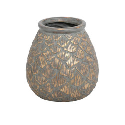 ΒΑΖΟ "Leaf" ΒΕΡΑΜΑΝ-ΧΡΥΣΟ 20εκ ΒΑΖΟ "Leaf" ΒΕΡΑΜΑΝ-ΧΡΥΣΟ 20εκ