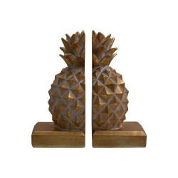 ΣΕΤ 2 ΒΙΒΛΙΟΣΤΑΤΕΣ POLYRESIN  "Ανανάς" ΧΡΥΣΟ-ΛΕΥΚΟ ΧΡΩΜΑ 9x9x19εκ ΣΕΤ 2 ΒΙΒΛΙΟΣΤΑΤΕΣ POLYRESIN  "Ανανάς" ΧΡΥΣΟ-ΛΕΥΚΟ ΧΡΩΜΑ 9x9x19εκ