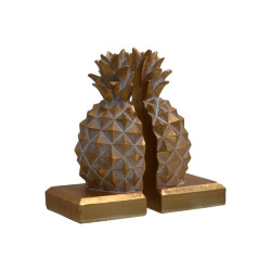 ΣΕΤ 2 ΒΙΒΛΙΟΣΤΑΤΕΣ POLYRESIN  "Ανανάς" ΧΡΥΣΟ-ΛΕΥΚΟ ΧΡΩΜΑ 9x9x19εκ ΣΕΤ 2 ΒΙΒΛΙΟΣΤΑΤΕΣ POLYRESIN  "Ανανάς" ΧΡΥΣΟ-ΛΕΥΚΟ ΧΡΩΜΑ 9x9x19εκ