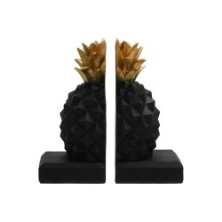 ΣΕΤ 2 ΒΙΒΛΙΟΣΤΑΤΕΣ POLYRESIN  "Ανανάς" ΜΑΥΡΟ-ΧΡΥΣΟ ΧΡΩΜΑ 9x9x19εκ ΣΕΤ 2 ΒΙΒΛΙΟΣΤΑΤΕΣ POLYRESIN  "Ανανάς" ΜΑΥΡΟ-ΧΡΥΣΟ ΧΡΩΜΑ 9x9x19εκ