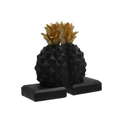 ΣΕΤ 2 ΒΙΒΛΙΟΣΤΑΤΕΣ POLYRESIN  "Ανανάς" ΜΑΥΡΟ-ΧΡΥΣΟ ΧΡΩΜΑ 9x9x19εκ ΣΕΤ 2 ΒΙΒΛΙΟΣΤΑΤΕΣ POLYRESIN  "Ανανάς" ΜΑΥΡΟ-ΧΡΥΣΟ ΧΡΩΜΑ 9x9x19εκ