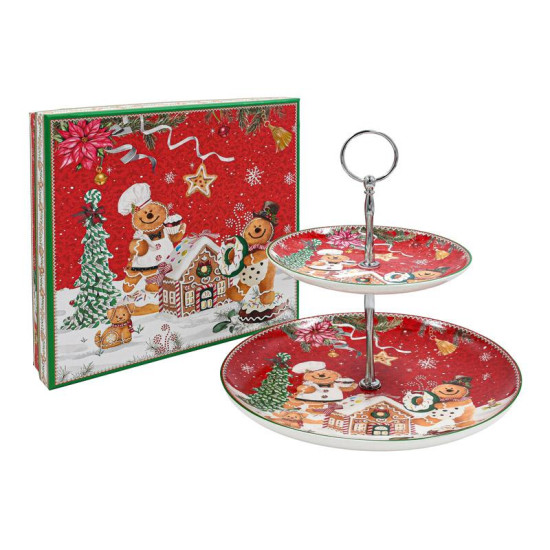 ΧΡΙΣΤΟΥΓΕΝΝΙΑΤΙΚΗ ΔΙΩΡΟΦΗ ΤΟΥΡΤΙΕΡΑ  FL26212 GINGERBREAD MAN 15εκ & 23εκ