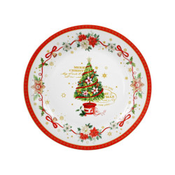 ΧΡΙΣΤΟΥΓΕΝΝΙΑΤΙΚΗ ΚΕΡΑΜΙΚΗ ΠΙΑΤΕΛΑ ΜΕ ΣΠΑΤΟΥΛΑ ΣΕ ΚΟΥΤΙ FL9017 ΛΕΥΚΟ-ΚΟΚΚΙΝΟ ΧΡΩΜΑ ΧΡΙΣΤΟΥΓΕΝΝΙΑΤΙΚΗ ΚΕΡΑΜΙΚΗ ΠΙΑΤΕΛΑ ΜΕ ΣΠΑΤΟΥΛΑ ΣΕ ΚΟΥΤΙ FL9017 ΛΕΥΚΟ-ΚΟΚΚΙΝΟ ΧΡΩΜΑ