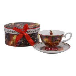 ΧΡΙΣΤΟΥΓΕΝΝΙΑΤΙΚΗ ΚΟΥΠΑ ΜΕ ΠΙΑΤΑΚΙ "Santa" 220cc ΧΡΙΣΤΟΥΓΕΝΝΙΑΤΙΚΗ ΚΟΥΠΑ ΜΕ ΠΙΑΤΑΚΙ "Santa" 220cc