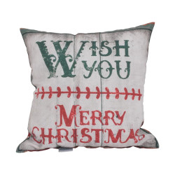 ΧΡΙΣΤΟΥΓΕΝΝΙΑΤΙΚΟ ΔΙΑΚΟΣΜΗΤΙΚΟ ΜΑΞΙΛΑΡΙ ΔΙΠΛΗΣ ΟΨΗΣ  "Xmas Τάρανδος" 40x40εκ