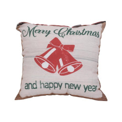 ΧΡΙΣΤΟΥΓΕΝΝΙΑΤΙΚΟ ΔΙΑΚΟΣΜΗΤΙΚΟ ΜΑΞΙΛΑΡΙ ΔΙΠΛΗΣ ΟΨΗΣ  "Xmas Wish" 40x40εκ