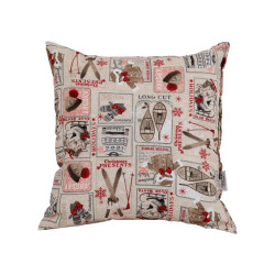 ΧΡΙΣΤΟΥΓΕΝΝΙΑΤΙΚΟ ΔΙΑΚΟΣΜΗΤΙΚΟ ΜΑΞΙΛΑΡΙ "Winter Sport" 60*60 ΧΡΙΣΤΟΥΓΕΝΝΙΑΤΙΚΟ ΔΙΑΚΟΣΜΗΤΙΚΟ ΜΑΞΙΛΑΡΙ "Winter Sport" 60*60