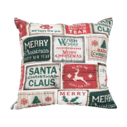 ΧΡΙΣΤΟΥΓΕΝΝΙΑΤΙΚΟ ΔΙΑΚΟΣΜΗΤΙΚΟ ΜΑΞΙΛΑΡΙ  "Xmas Vintage" 40x40εκ