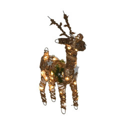 ΧΡΙΣΤΟΥΓΕΝΝΙΑΤΙΚΟ ΦΩΤΙΖΟΜΕΝΟ ΔΙΑΚΟΣΜΗΤΙΚΟ ΕΛΑΦΙ ΜΠΡΟΝΖΕ 25εκ ΧΡΙΣΤΟΥΓΕΝΝΙΑΤΙΚΟ ΦΩΤΙΖΟΜΕΝΟ ΔΙΑΚΟΣΜΗΤΙΚΟ ΕΛΑΦΙ ΜΠΡΟΝΖΕ 25εκ