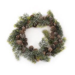 ΧΡΙΣΤΟΥΓΕΝΝΙΑΤΙΚΟ ΣΤΕΦΑΝΙ ΠΡΑΣΙΝΟ-ΚΑΦΕ 15εκ ΧΡΙΣΤΟΥΓΕΝΝΙΑΤΙΚΟ ΣΤΕΦΑΝΙ ΠΡΑΣΙΝΟ-ΚΑΦΕ 15εκ