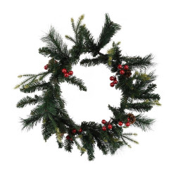 ΧΡΙΣΤΟΥΓΕΝΝΙΑΤΙΚΟ ΣΤΕΦΑΝΙ ΠΡΑΣΙΝΟ ΜΕ ΚΟΥΚΟΥΝΑΡΙΑ ΚΑΙ ΓΚΙ 80cm ΧΡΙΣΤΟΥΓΕΝΝΙΑΤΙΚΟ ΣΤΕΦΑΝΙ ΠΡΑΣΙΝΟ ΜΕ ΚΟΥΚΟΥΝΑΡΙΑ ΚΑΙ ΓΚΙ 80cm