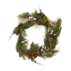 ΧΡΙΣΤΟΥΓΕΝΝΙΑΤΙΚΟ ΣΤΕΦΑΝΙ ΠΡΑΣΙΝΟ-ΠΟΡΤΟΚΑΛΙ 28εκ ΧΡΙΣΤΟΥΓΕΝΝΙΑΤΙΚΟ ΣΤΕΦΑΝΙ ΠΡΑΣΙΝΟ-ΠΟΡΤΟΚΑΛΙ 28εκ