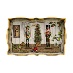 ΧΡΙΣΤΟΥΓΕΝΝΙΑΤΙΚΟΣ ΠΛΑΣΤΙΚΟΣ ΔΙΣΚΟΣ ΣΕΡΒΙΡΙΣΜΑΤΟΣ FL10142 ΚΟΚΚΙΝΟ-ΛΕΥΚΟ-ΚΑΦΕ 43x32x3εκ ΧΡΙΣΤΟΥΓΕΝΝΙΑΤΙΚΟΣ ΠΛΑΣΤΙΚΟΣ ΔΙΣΚΟΣ ΣΕΡΒΙΡΙΣΜΑΤΟΣ FL10142 ΚΟΚΚΙΝΟ-ΛΕΥΚΟ-ΚΑΦΕ 43x32x3εκ