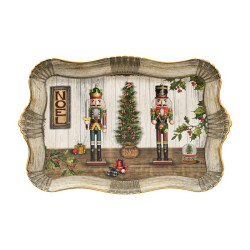 ΧΡΙΣΤΟΥΓΕΝΝΙΑΤΙΚΟΣ ΠΛΑΣΤΙΚΟΣ ΔΙΣΚΟΣ ΣΕΡΒΙΡΙΣΜΑΤΟΣ FL10552 ΚΟΚΚΙΝΟ-ΛΕΥΚΟ-ΚΑΦΕ 43x30x3εκ ΧΡΙΣΤΟΥΓΕΝΝΙΑΤΙΚΟΣ ΠΛΑΣΤΙΚΟΣ ΔΙΣΚΟΣ ΣΕΡΒΙΡΙΣΜΑΤΟΣ FL10552 ΚΟΚΚΙΝΟ-ΛΕΥΚΟ-ΚΑΦΕ 43x30x3εκ