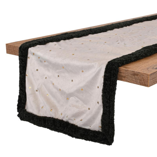 ΔΙΑΚΟΣΜΗΤΙΚΗ ΧΡΙΣΤΟΥΓΕΝΝΙΑΤΙΚΗ ΤΡΑΒΕΡΣΑ FL1986 ΜΠΕΖ-ΠΡΑΣΙΝΟ-ΧΡΥΣΟ 40x140εκ ΔΙΑΚΟΣΜΗΤΙΚΗ ΧΡΙΣΤΟΥΓΕΝΝΙΑΤΙΚΗ ΤΡΑΒΕΡΣΑ FL1986 ΜΠΕΖ-ΠΡΑΣΙΝΟ-ΧΡΥΣΟ 40x140εκ