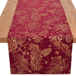 ΔΙΑΚΟΣΜΗΤΙΚΗ ΧΡΙΣΤΟΥΓΕΝΝΙΑΤΙΚΗ ΤΡΑΒΕΡΣΑ FL286 ΚΟΚΚΙΝΟ ΜΕ ΧΡΥΣΟ 40x140εκ ΔΙΑΚΟΣΜΗΤΙΚΗ ΧΡΙΣΤΟΥΓΕΝΝΙΑΤΙΚΗ ΤΡΑΒΕΡΣΑ FL286 ΚΟΚΚΙΝΟ ΜΕ ΧΡΥΣΟ 40x140εκ