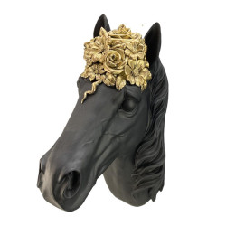 ΔΙΑΚΟΣΜΗΤΙΚΗ ΚΕΦΑΛΗ ΑΛΟΓΟΥ ΚΑΦΕ-ΧΡΥΣΟ ΧΡΩΜΑ Polyresin 20.5x13x32εκ sls ΔΙΑΚΟΣΜΗΤΙΚΗ ΚΕΦΑΛΗ ΑΛΟΓΟΥ ΚΑΦΕ-ΧΡΥΣΟ ΧΡΩΜΑ Polyresin 20.5x13x32εκ sls