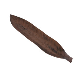 ΔΙΑΚΟΣΜΗΤΙΚΗ ΠΙΑΤΕΛΑ MDF  ΣΕ ΣΧΗΜΑ ΦΥΛΛΟΥ ΚΑΦΕ 54x16εκ ΔΙΑΚΟΣΜΗΤΙΚΗ ΠΙΑΤΕΛΑ MDF  ΣΕ ΣΧΗΜΑ ΦΥΛΛΟΥ ΚΑΦΕ 54x16εκ