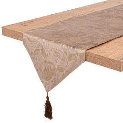 ΔΙΑΚΟΣΜΗΤΙΚΗ ΤΡΑΒΕΡΣΑ  ΑΝΟΙΧΤΟ ΚΑΦΕ ΧΡΩΜΑ 150x32εκ