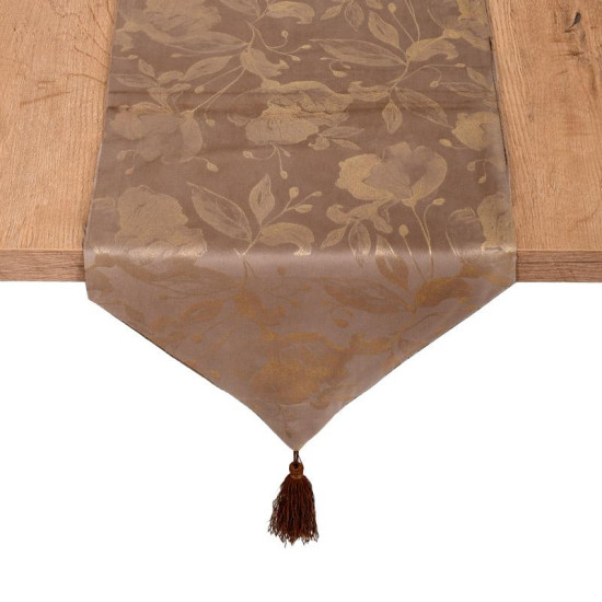 ΔΙΑΚΟΣΜΗΤΙΚΗ ΤΡΑΒΕΡΣΑ  ΑΝΟΙΧΤΟ ΚΑΦΕ ΧΡΩΜΑ 150x32εκ