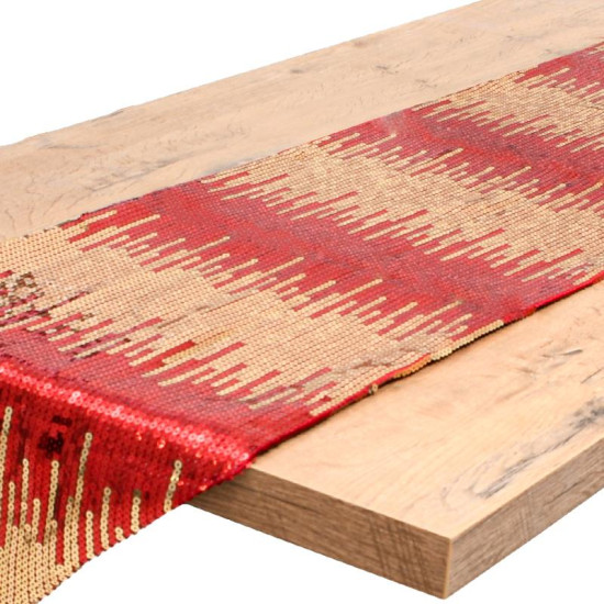 ΔΙΑΚΟΣΜΗΤΙΚΗ ΤΡΑΒΕΡΣΑ  FL012 ΚΟΚΚΙΝΟ ΧΡΩΜΑ 150x32εκ