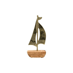 ΔΙΑΚΟΣΜΗΤΙΚΟ ΑΛΟΥΜΙΝΙΟΥ  Boat 1826 ΜΕ ΞΥΛΙΝΗ ΒΑΣH ΧΡΥΣΟ ΧΡΩΜΑ 13x4x30εκ ΔΙΑΚΟΣΜΗΤΙΚΟ ΑΛΟΥΜΙΝΙΟΥ  Boat 1826 ΜΕ ΞΥΛΙΝΗ ΒΑΣH ΧΡΥΣΟ ΧΡΩΜΑ 13x4x30εκ