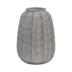 ΔΙΑΚΟΣΜΗΤΙΚΟ ΒΑΖΟ  FL24174 POLYRESIN ΓΚΡΙ ΧΡΩΜΑ 37x37x40εκ