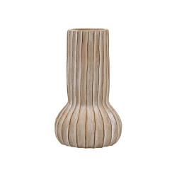 ΔΙΑΚΟΣΜΗΤΙΚΟ ΒΑΖΟ ΤΣΙΜΕΝΤΕΝΙΟ  FL15707 ΜΠΕΖ-ΓΚΡΙ ΜΕ TAUPE ΛΕΠΤΟΜΕΡΕΙΕΣ ΧΡΩΜΑ 17x28εκ