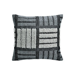 ΔΙΑΚΟΣΜΗΤΙΚΟ ΜΑΞΙΛΑΡΙ  Kiran ΓΚΡΙ ΧΡΩΜΑ 45x45x15εκ