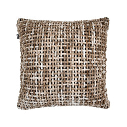 ΔΙΑΚΟΣΜΗΤΙΚΟ ΜΑΞΙΛΑΡΙ  "Lagoon" ΚΑΦΕ ΧΡΩΜΑ 60x60εκ