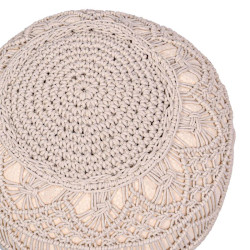 ΔΙΑΚΟΣΜΗΤΙΚΟ ΠΟΥΦ ΜΑΚΡΑΜΕ ΦΥΣΙΚΟ ΧΡΩΜΑ 45x45x40εκ ΔΙΑΚΟΣΜΗΤΙΚΟ ΠΟΥΦ ΜΑΚΡΑΜΕ ΦΥΣΙΚΟ ΧΡΩΜΑ 45x45x40εκ