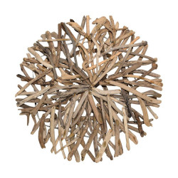 ΔΙΑΚΟΣΜΗΤΙΚΟ ΤΟΙΧΟΥ  ΑΠΟ ΘΑΛΑΣΣΟΞΥΛΟ ΧΡΩΜΑ ΦΥΣΙΚΟ 90x90x7εκ