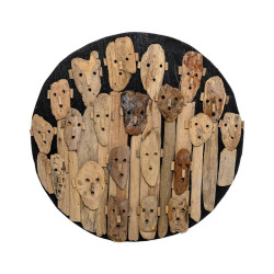 ΔΙΑΚΟΣΜΗΤΙΚΟ ΤΟΙΧΟΥ MASK  ΑΠΟ ΘΑΛΑΣΣΟΞΥΛΟ ΧΡΩΜΑ ΦΥΣΙΚΟ 60x60x8εκ