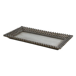 ΔΙΑΚΟΣΜΗΤΙΚΟΣ ΔΙΣΚΟΣ  FL-23742 ΑΣΗΜΙ ΧΡΩΜΑ 27x13x2εκ ΔΙΑΚΟΣΜΗΤΙΚΟΣ ΔΙΣΚΟΣ  FL-23742 ΑΣΗΜΙ ΧΡΩΜΑ 27x13x2εκ