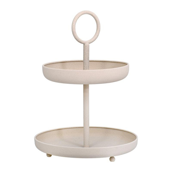 ΔΙΟΡΟΦΟΣ ΜΕΤΑΛΛΙΚΟΣ ΔΙΣΚΟΣ  FL55544 ΚΡΕΜ ΧΡΩΜΑ 30x41εκ