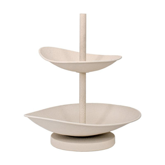 ΔΙΟΡΟΦΟΣ ΜΕΤΑΛΛΙΚΟΣ ΔΙΣΚΟΣ  FL620034 ΚΡΕΜ ΧΡΩΜΑ 32x28x33εκ