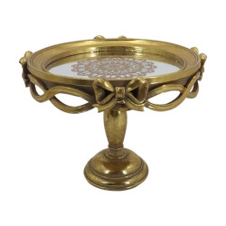 ΔΙΣΚΟΣ ΜΕ ΚΑΘΡΕΦΤΗ  23117 ΧΡΥΣΟ ΧΡΩΜΑ 25,5x20εκ