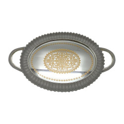 ΔΙΣΚΟΣ ΜΕ ΚΑΘΡΕΦΤΗ ΑΣΗΜΙ ΧΡΩΜΑ 39x24x3,5εκ sls ΔΙΣΚΟΣ ΜΕ ΚΑΘΡΕΦΤΗ ΑΣΗΜΙ ΧΡΩΜΑ 39x24x3,5εκ sls