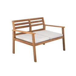 ΔΙΘΕΣΙΟΣ ΚΑΝΑΠΕΣ ΚΗΠΟΥ  New Winston ΜΑΣΙΦ ΞΥΛΟ ΤΕΑΚ ΦΥΣΙΚΟ ΧΡΩΜΑ 128x75x75εκ