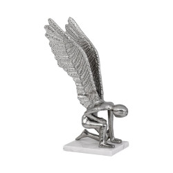 ΕΠΙΤΡΑΠΕΖΙΑ ΔΙΑΚΟΣΜΗΤΙΚΗ ΦΙΓΟΥΡΑ  Angel ΝΙΚΕΛ ΧΡΩΜΑ 19x16x33εκ