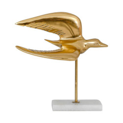 ΕΠΙΤΡΑΠΕΖΙΑ ΔΙΑΚΟΣΜΗΤΙΚΗ ΦΙΓΟΥΡΑ  Bird ΑΝΤΙΚΕ ΧΡΥΣΟ ΧΡΩΜΑ 19x12x20εκ