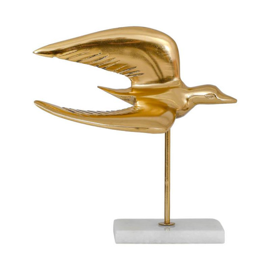 ΕΠΙΤΡΑΠΕΖΙΑ ΔΙΑΚΟΣΜΗΤΙΚΗ ΦΙΓΟΥΡΑ  Bird ΑΝΤΙΚΕ ΧΡΥΣΟ ΧΡΩΜΑ 19x12x20εκ