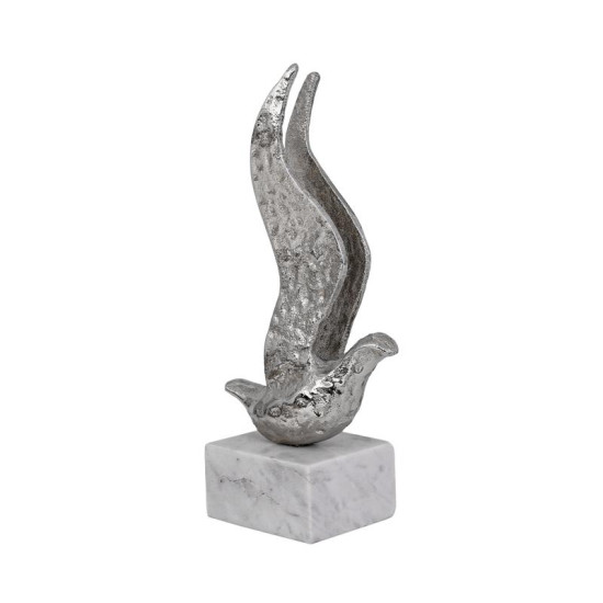 ΕΠΙΤΡΑΠΕΖΙΑ ΔΙΑΚΟΣΜΗΤΙΚΗ ΦΙΓΟΥΡΑ  Bird ΝΙΚΕΛ ΧΡΩΜΑ 11x8x27εκ