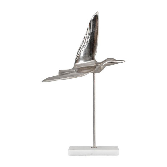 ΕΠΙΤΡΑΠΕΖΙΑ ΔΙΑΚΟΣΜΗΤΙΚΗ ΦΙΓΟΥΡΑ  Bird ΝΙΚΕΛ ΧΡΩΜΑ 20x9x36εκ
