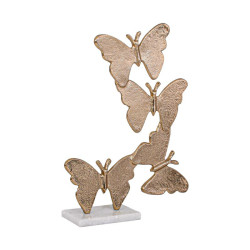 ΕΠΙΤΡΑΠΕΖΙΑ ΔΙΑΚΟΣΜΗΤΙΚΗ ΦΙΓΟΥΡΑ  Butterflies ΑΝΤΙΚΕ ΧΡΥΣΟ ΧΡΩΜΑ 28x9x38εκ