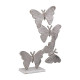 ΕΠΙΤΡΑΠΕΖΙΑ ΔΙΑΚΟΣΜΗΤΙΚΗ ΦΙΓΟΥΡΑ  Butterflies ΝΙΚΕΛ ΧΡΩΜΑ 28x9x38εκ