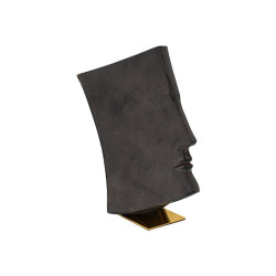 ΕΠΙΤΡΑΠΕΖΙΑ ΔΙΑΚΟΣΜΗΤΙΚΗ ΦΙΓΟΥΡΑ "Face" ΜΠΡΟΝΖΕ ΧΡΩΜΑ 29x17x35εκ ΕΠΙΤΡΑΠΕΖΙΑ ΔΙΑΚΟΣΜΗΤΙΚΗ ΦΙΓΟΥΡΑ "Face" ΜΠΡΟΝΖΕ ΧΡΩΜΑ 29x17x35εκ