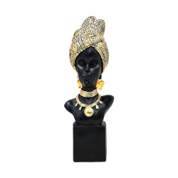 ΕΠΙΤΡΑΠΕΖΙΑ ΔΙΑΚΟΣΜΗΤΙΚΗ ΦΙΓΟΥΡΑ "African Woman" FL213909 ΜΑΥΡΟ-ΧΡΥΣΟ ΧΡΩΜΑ 13x10x35εκ ΕΠΙΤΡΑΠΕΖΙΑ ΔΙΑΚΟΣΜΗΤΙΚΗ ΦΙΓΟΥΡΑ "African Woman" FL213909 ΜΑΥΡΟ-ΧΡΥΣΟ ΧΡΩΜΑ 13x10x35εκ