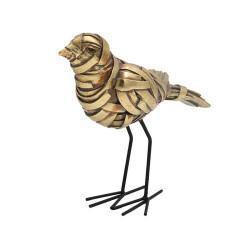 ΕΠΙΤΡΑΠΕΖΙΑ ΔΙΑΚΟΣΜΗΤΙΚΗ ΦΙΓΟΥΡΑ  FL25089 ΠΟΥΛΙ ΧΡΥΣΟ-ΜΑΥΡΟ ΧΡΩΜΑ 20x7x17εκ